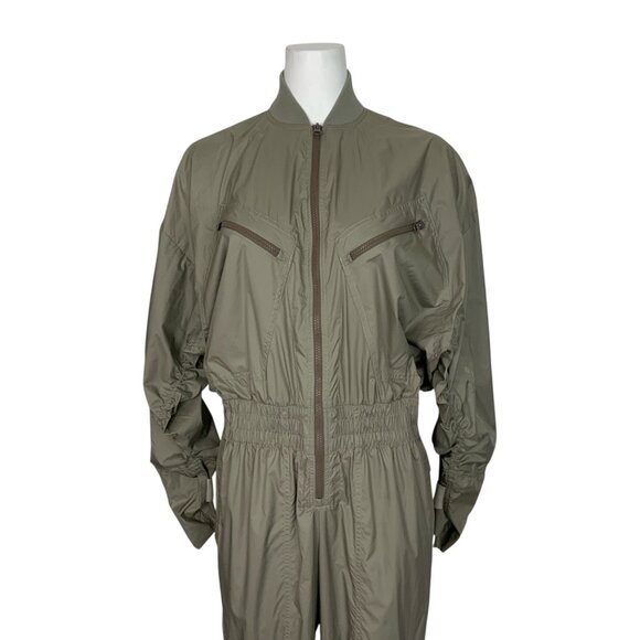 Adidas By Stella McCartney Woven All In One Jumpsuit S Tech Chrome Athletic - Picture 8 of 16